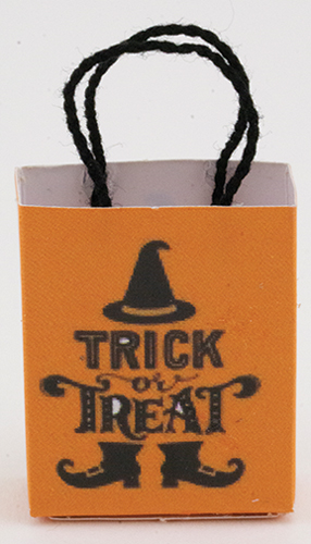 Dollhouse Miniature Trick Or Treat Bag Empty